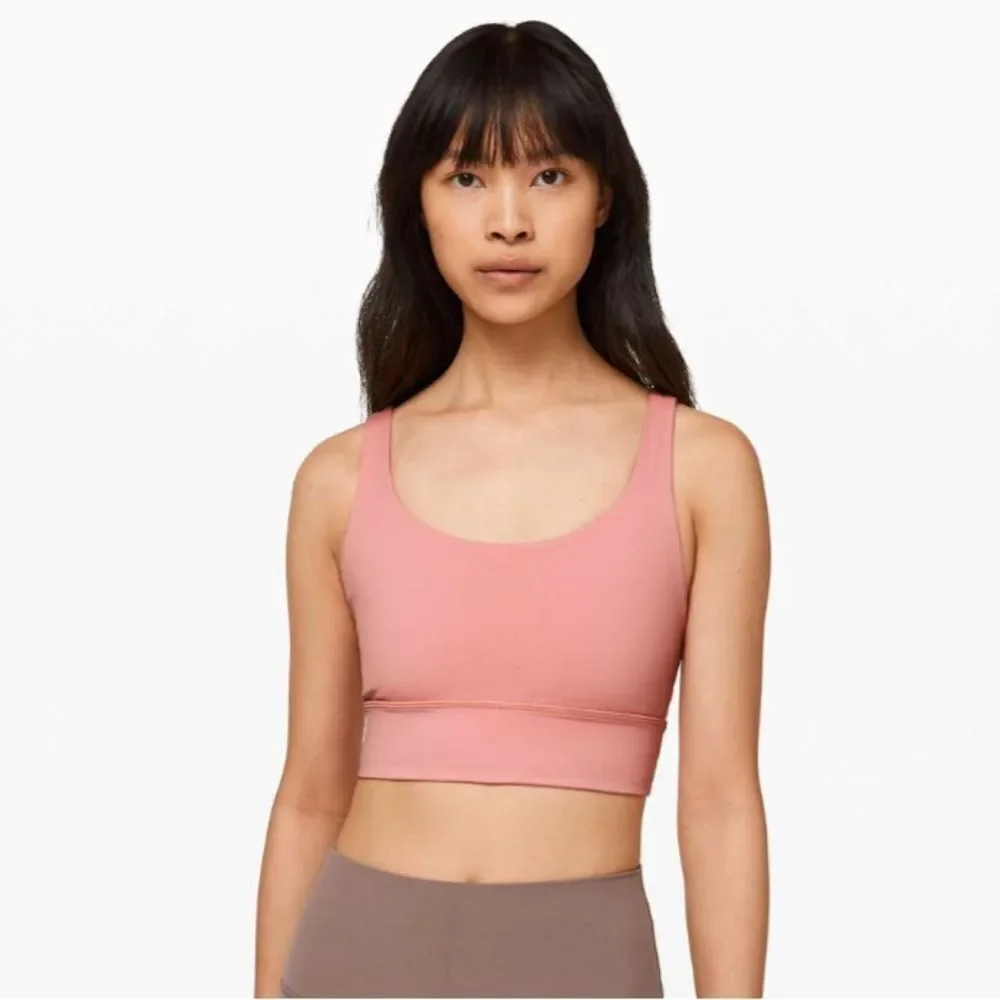 Lululemon Energy Bra *Long Line Peach Pink